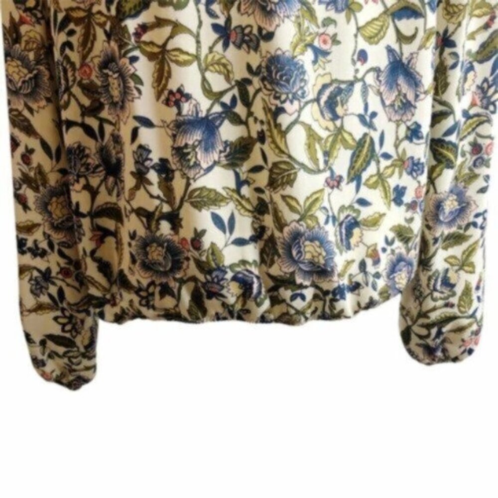 W5 Floral Ruffle Blouse Large - Picture 7 of 9